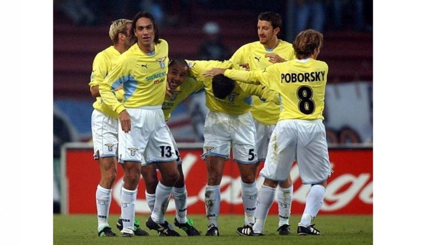 Lazio 10 Ottobre 2001 – Poster, Maillot & Livre Campionato N°1 2001-2002 – Bon état