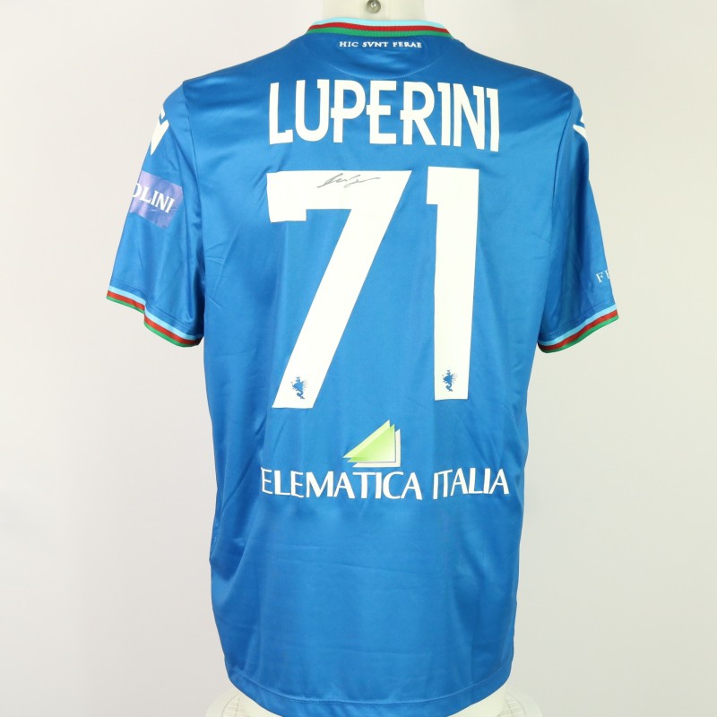 Luperini's Match-Worn Signed Shirt, Palermo vs Ternana 2024