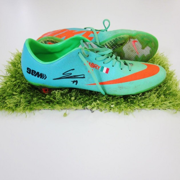 Match worn boots, Serie A 2013/2014 - signed by Greco Livorno 