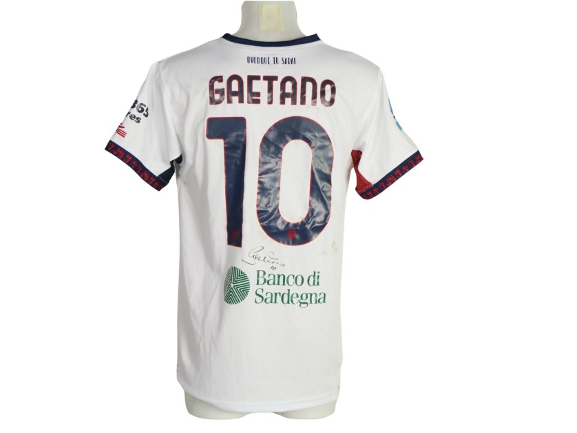 Gaetano's Signed Unwashed Shirt, Fiorentina vs Cagliari 2026