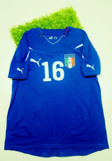Italy women match worn shirt, Rosucci, World Cup Qualifications 2013 - signed