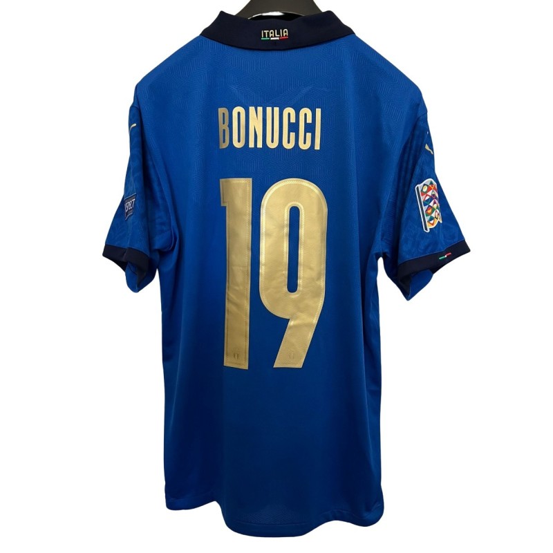 Maglia gara Bonucci, Polonia vs Italia 2020