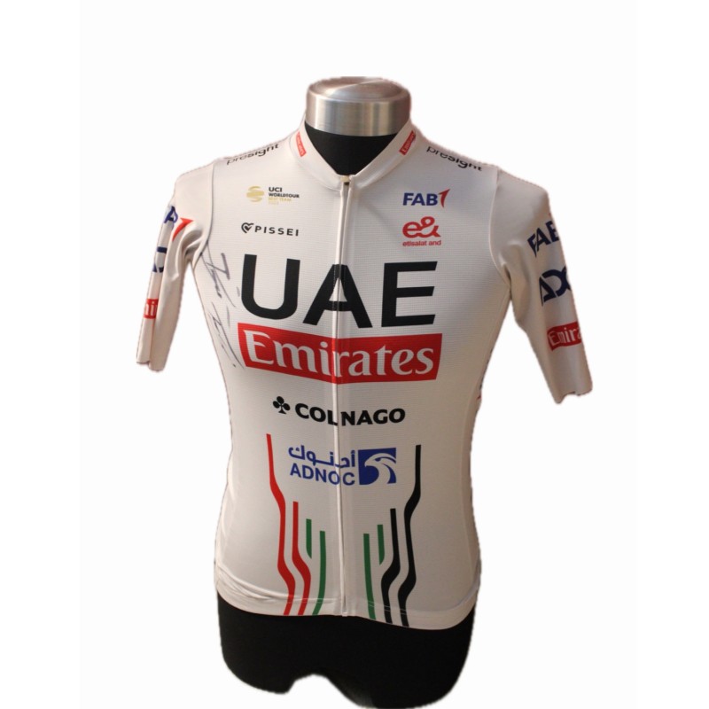 Tadej Pogacar's UAE Emirates Signed Shirt, 2024