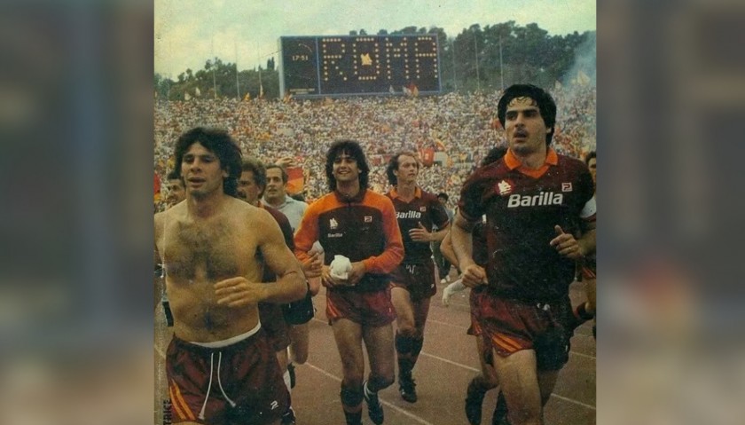 Pruzzo's AS Roma Worn and Signed Shorts, 1982/83