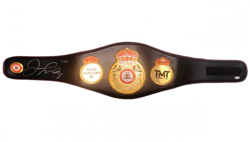 Floyd Mayweather Signed WBA TMT Boxing Belt