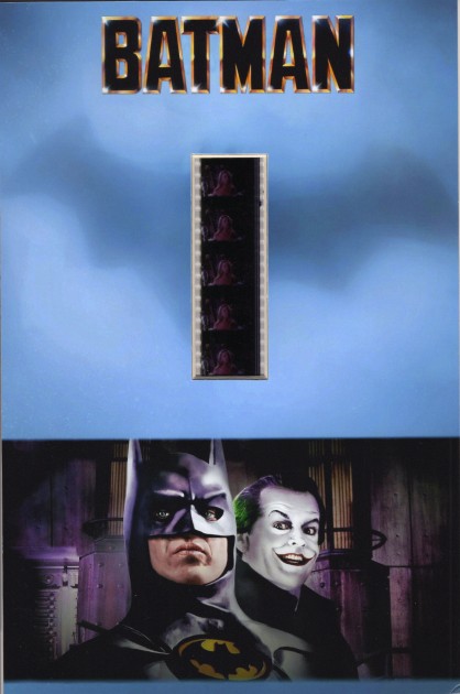 "Batman" Maxi Card with Original Frames of Film 