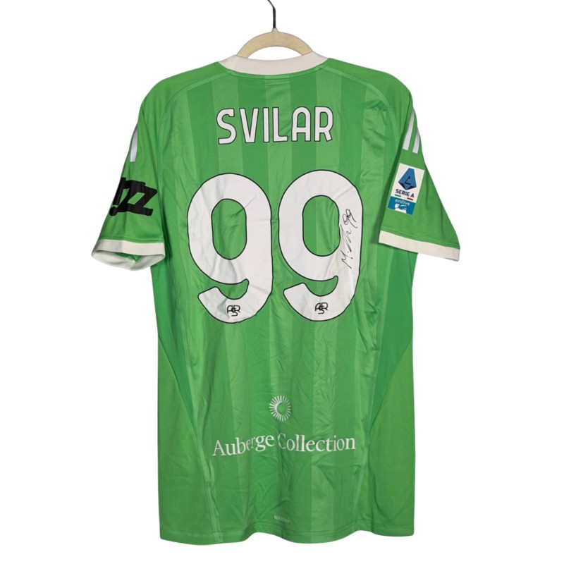 Svilar's Roma Signed Official Shirt, 2025/26