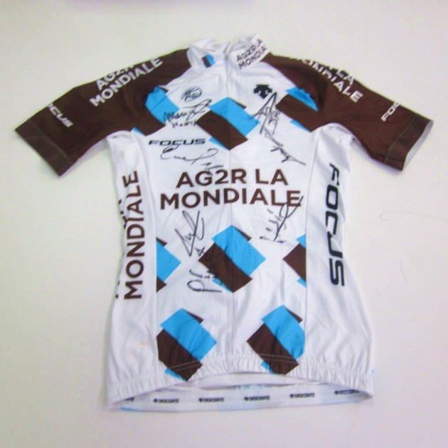 Giro d'Italia Team AG2R La Mondiale shirt - signed