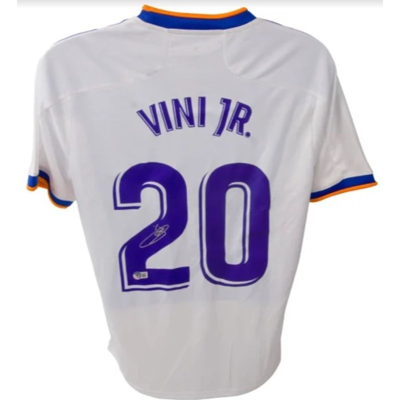 Vinicius Junior's Real Madrid Signed Replica Shirt