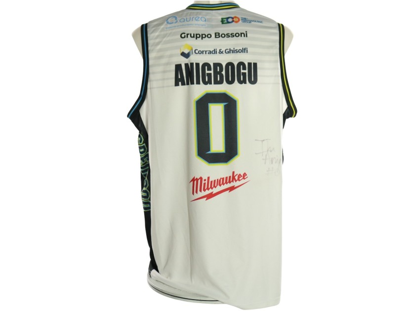 Anigbogu's Signed Unwashed Kit, Vanoli Basket Cremona vs Reyer Venezia 2026