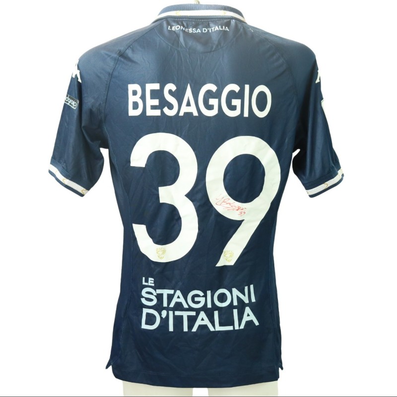 Maglia Besaggio unwashed Südtirol vs Brescia 2024 - Autografata