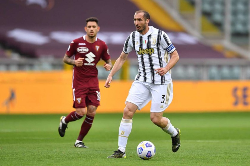 Chiellini's Juventus Match Shorts, 2020/21
