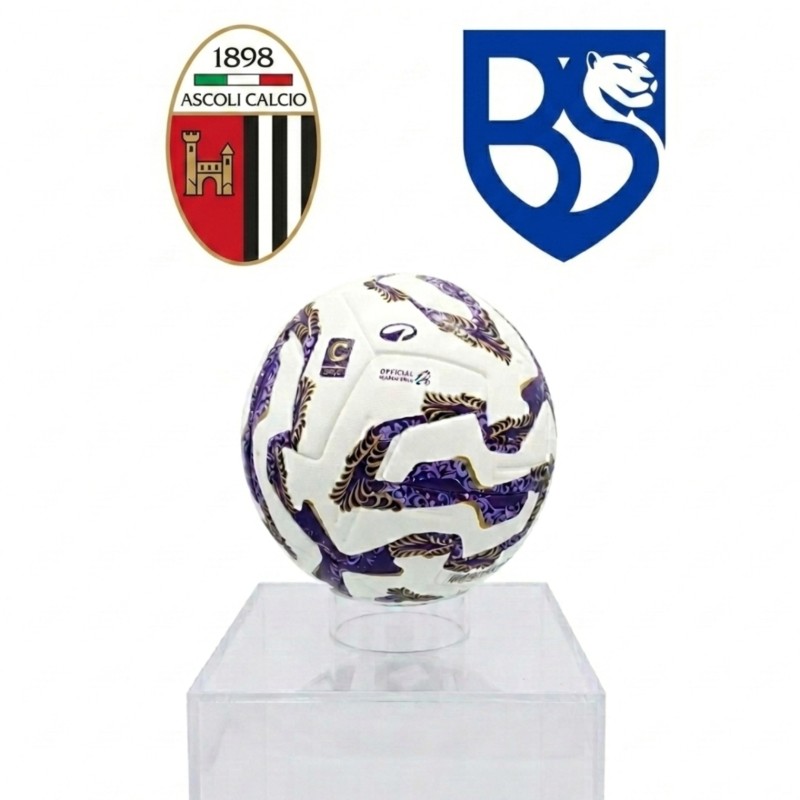 First Goal Serie C Play-Off Finals Signed Match-Ball, Ascoli vs Union Brescia 2026