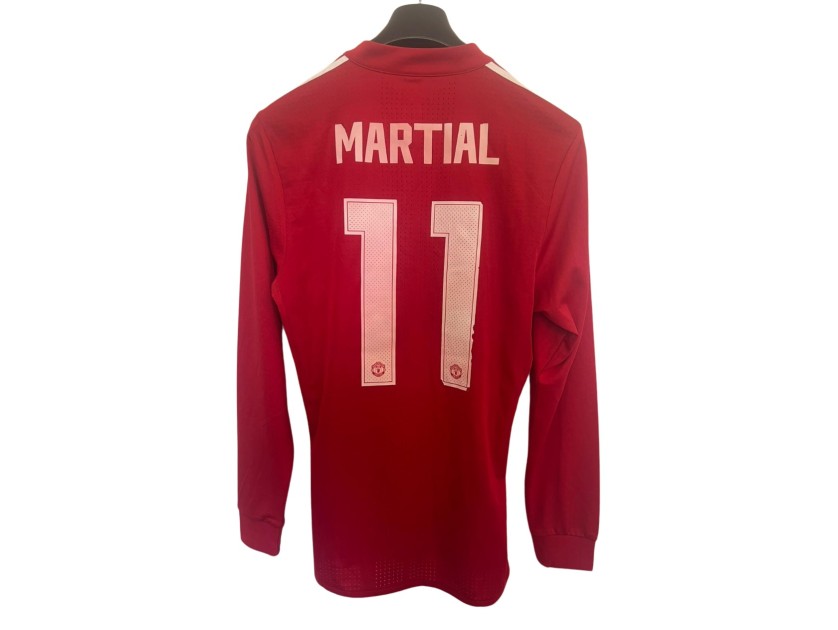 Martial's Manchester United Match-Issued Shirt, FA Cup 2017/18