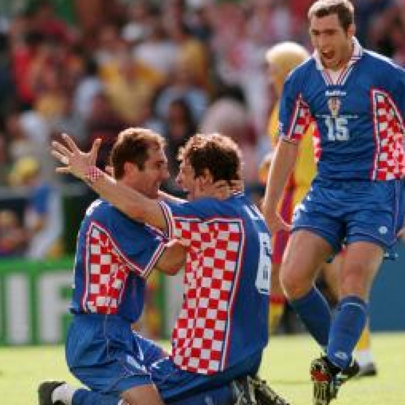 Bilic's issued/worn Croatia shirt, FIFA World Cup France '98