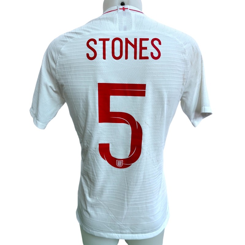 Stones' unwashed Shirt, England vs Italy 2018