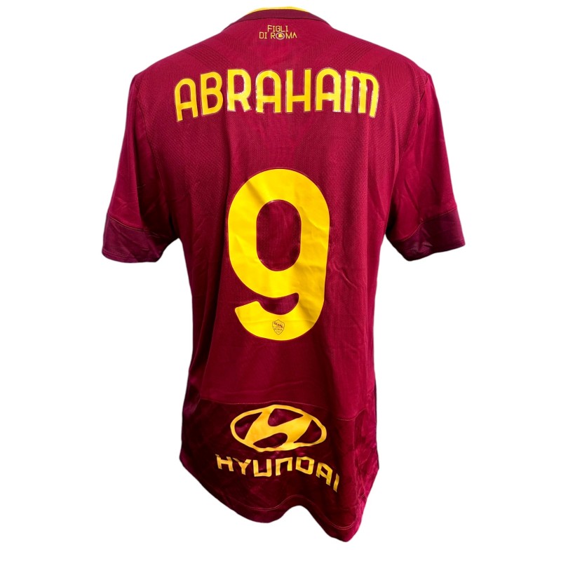 Abraham's Roma Issued Shirt, 2021/22