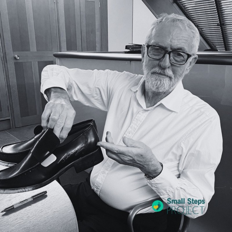 Jeremy Corbyn's Worn and Signed Shoes