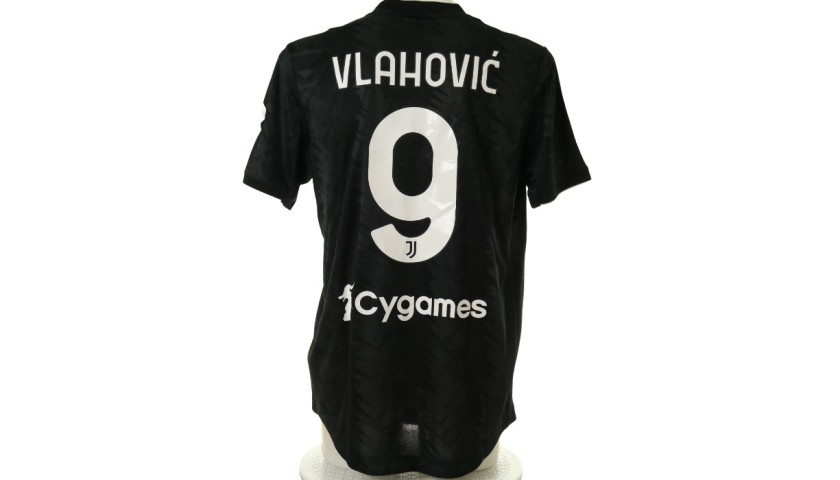 Vlahovic's Juventus Match Shirt, 2022/23
