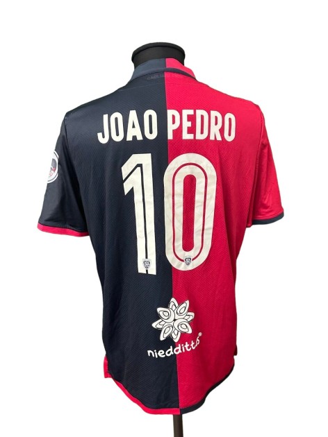 Joao Pedro's Cagliari Match-Worn Shirt, 2018/19