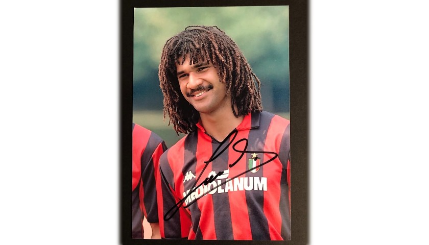 Ruud Gullit, Signed AC Milan Jersey - CharityStars