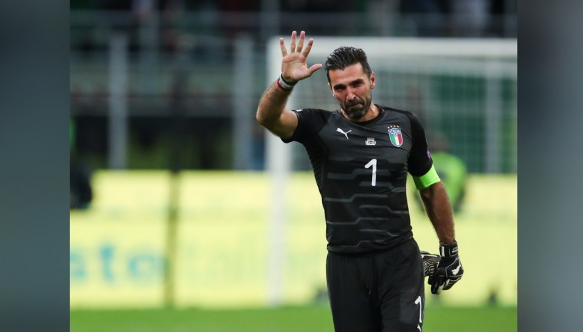 Buffon’s Match-Issue Kit, Italy-Sweden 2017