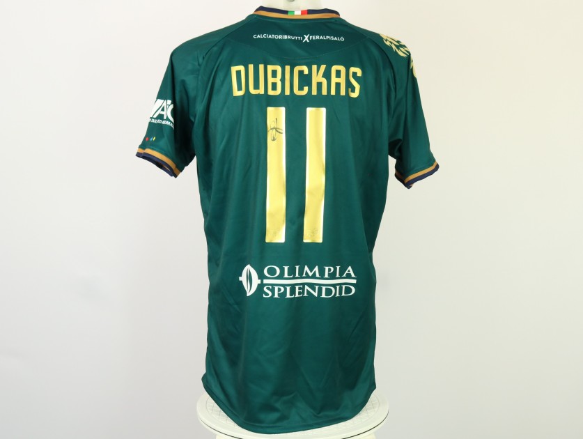 Dubickas' CALCIATORIBRUTTI Unwashed Signed Shirt, Feralpisalò vs Parma 2024