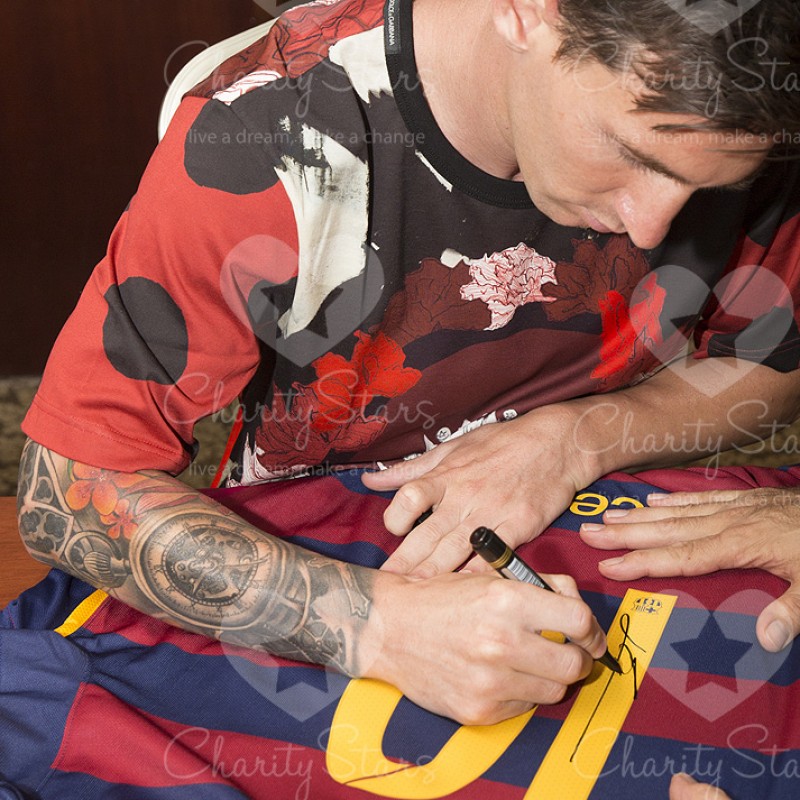 Messi FC Barcelona Signed Shirt
