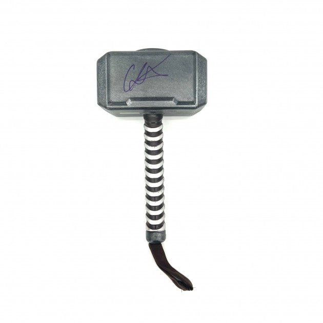 Chris Hemsworth Signed Replica Thor Hammer