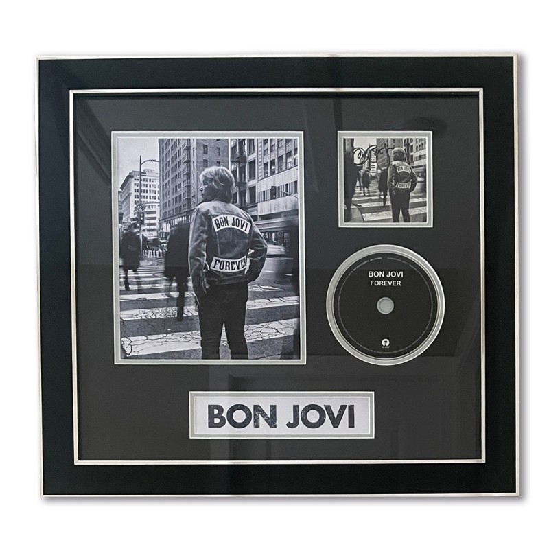 Jon Bon Jovi Signed Display