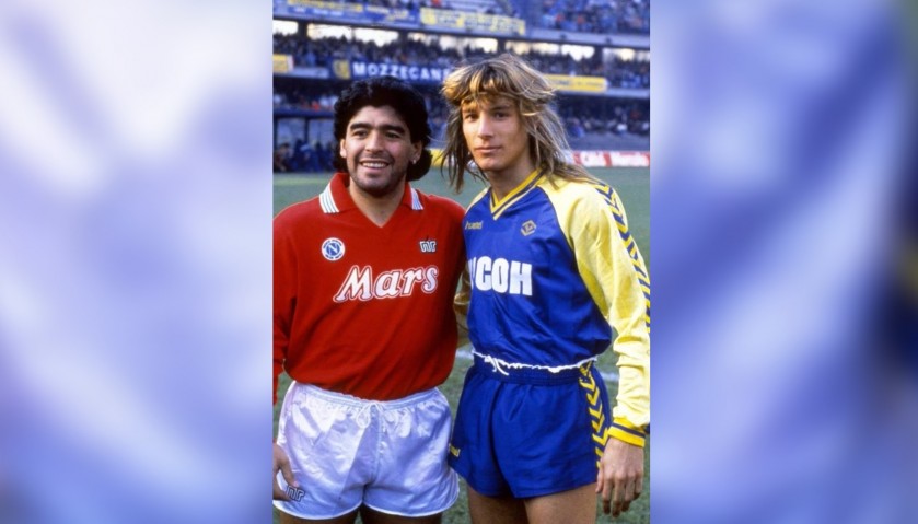 Maradona's Napoli Match-Issue/Worn Shirt, 1989/90