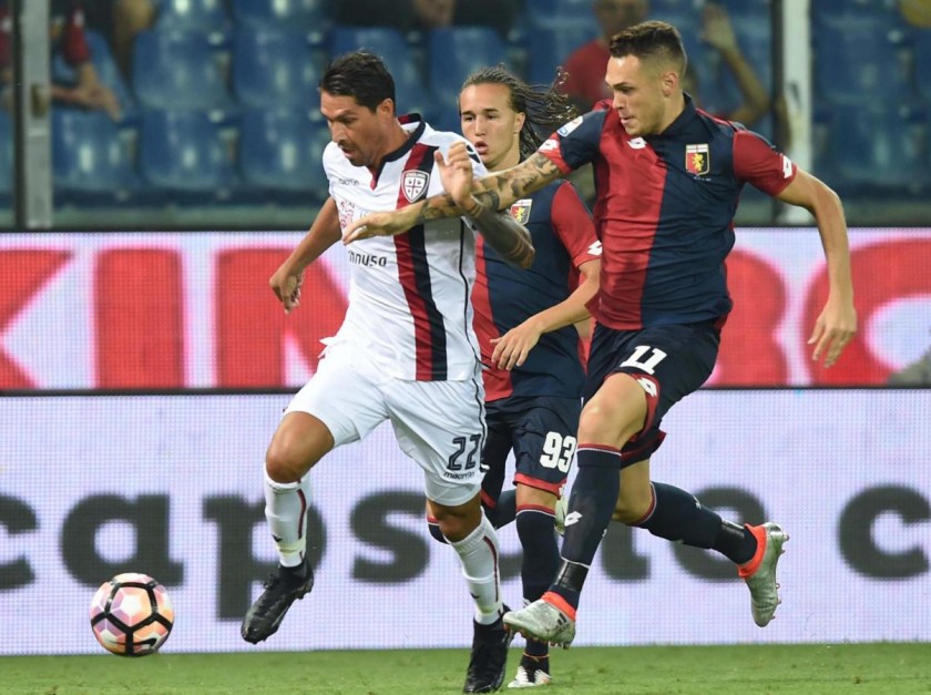 Borriello personalized match worn boots vs Genoa and Roma