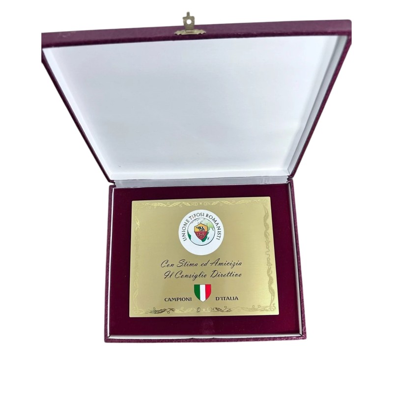 Roma's Award Plaque, Scudetto Victory 2000/01