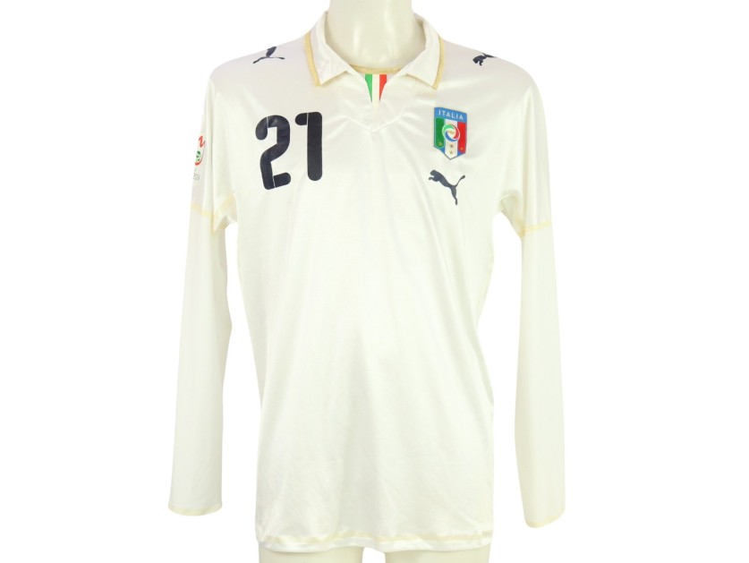 Maillot De Match Pirlo - Juventus - Matchworn / Issued - Roma, Napoli, Lazio