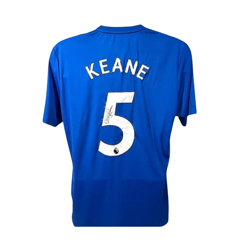 Michael Keane' firmato con la maglia ufficiale 22/23 dell'Everton