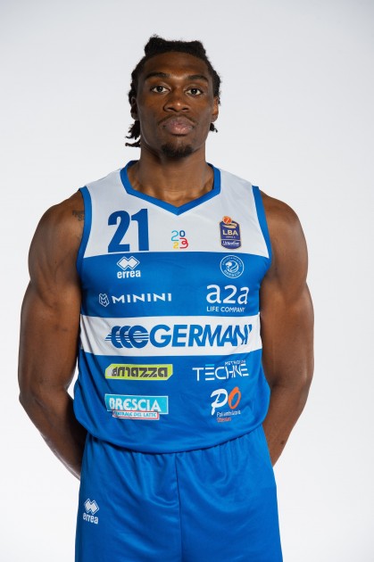 Pallacanestro Brescia Jersey Worn and Signed by Tai Odiase – Nickname Day