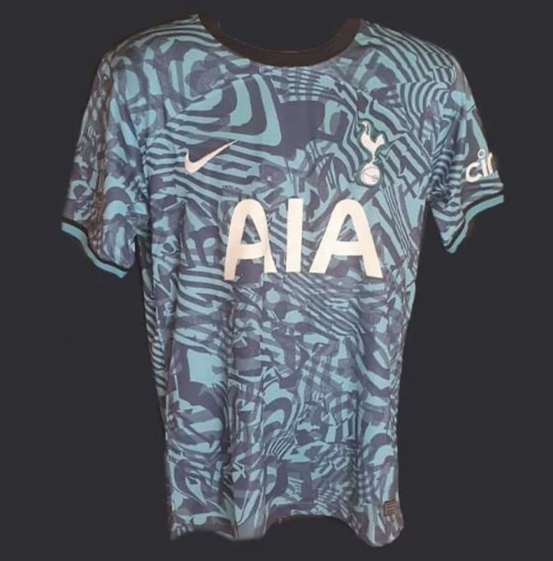 Tottenham Home Football Shirt Signed by Harry Kane Professionally
