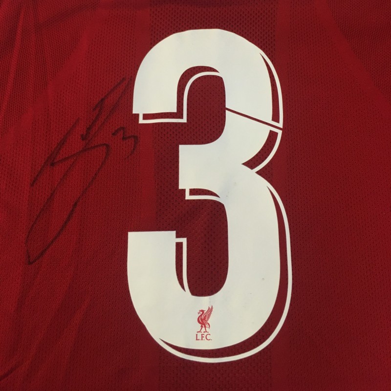 Enrique's Liverpool FC Legends Match Worn and Signed Shirt