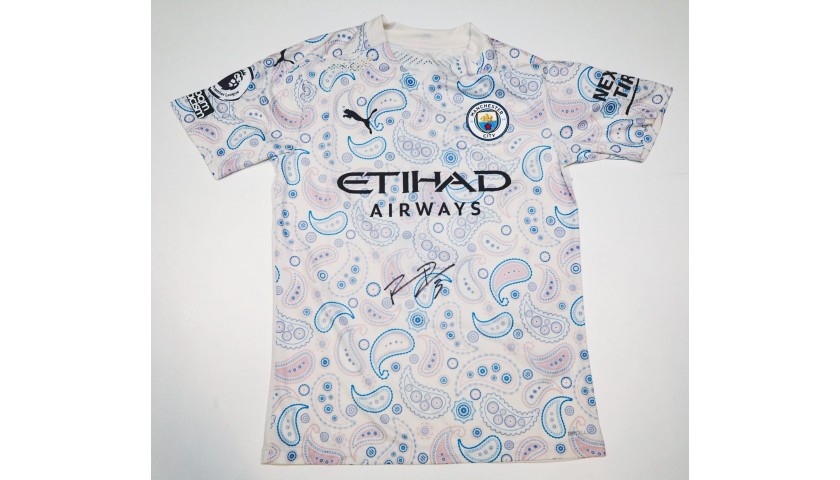 Dias' Man City Match-Issued Signed Shirt