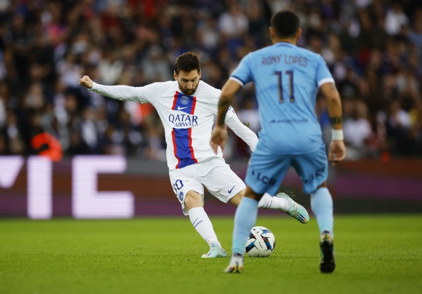 Messi's Match Shirt, PSG-Troyes 2022