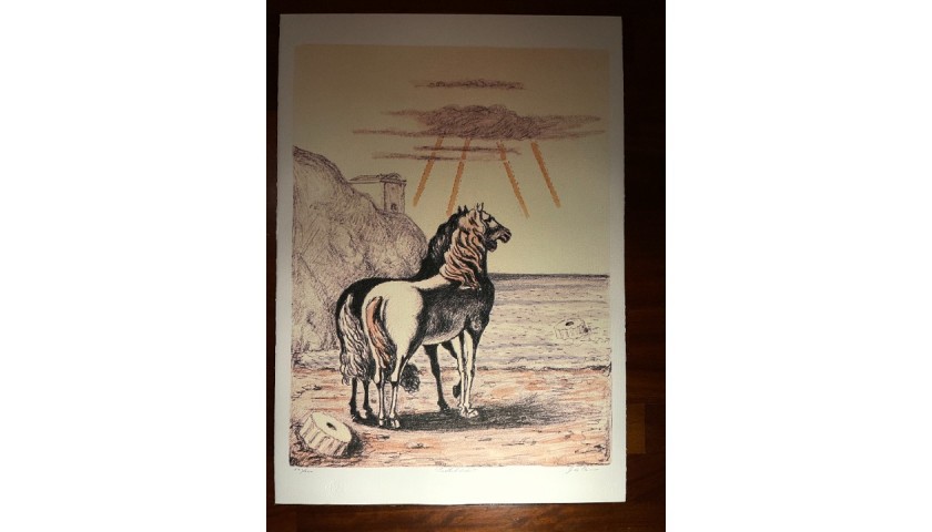 Giorgio De Chirico Original Hand Signed Lithograph 