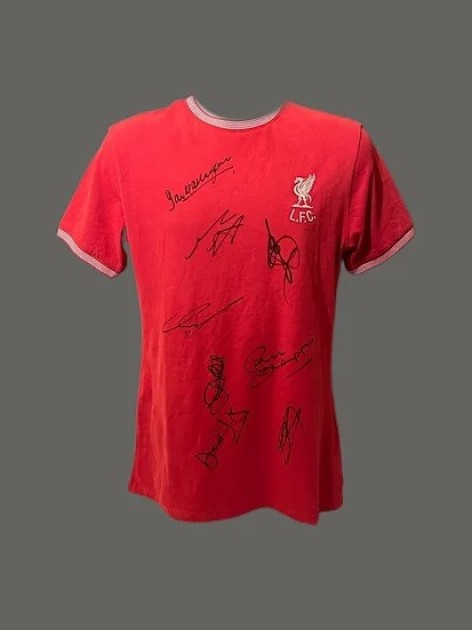 Liverpool Legends Multi Signed Official Shirt 