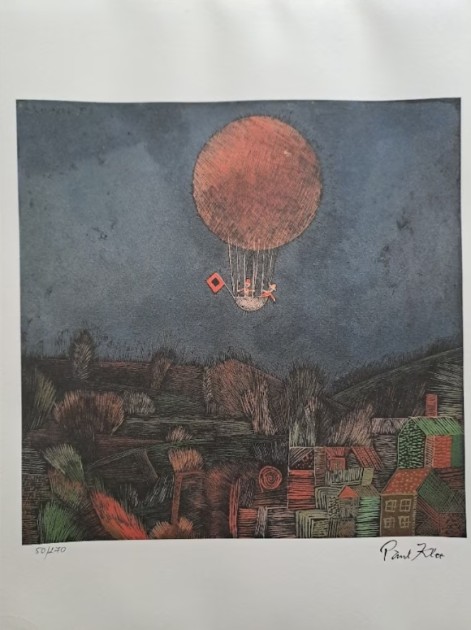"The balloon" Lithograph Signed by Paul Klee