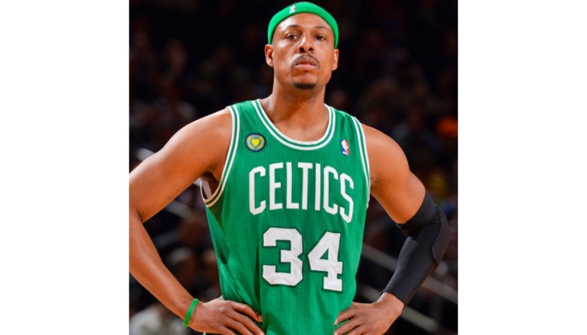 Autographed Boston Celtics Paul Pierce Fanatics Authentic Green