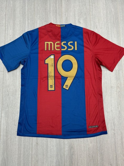 Lionel Messi's FC Barcelona 2005/06 Signed Shirt 