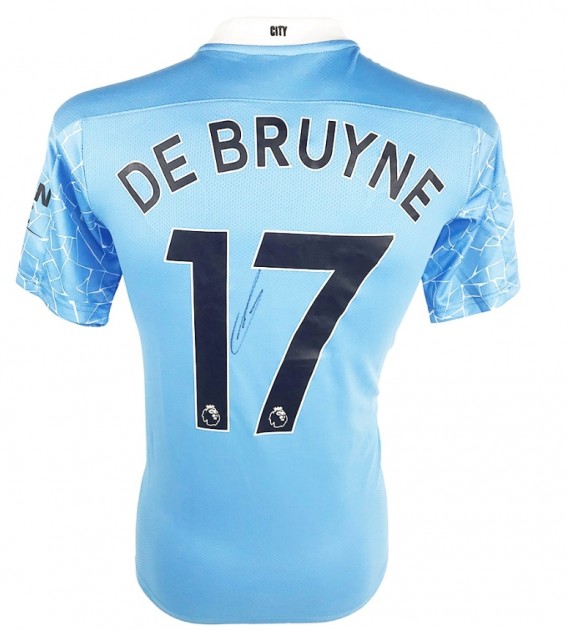 Kevin De Bruyne's Manchester City Signed Shirt - CharityStars