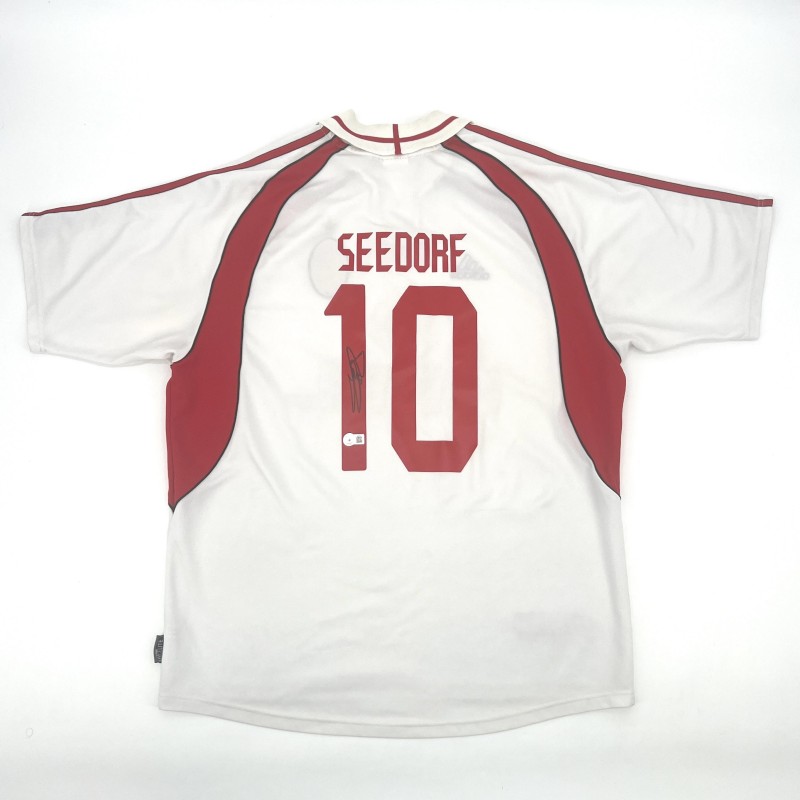 Maglia firmata da Clarence Seedorf per il Milan, 2011/2012