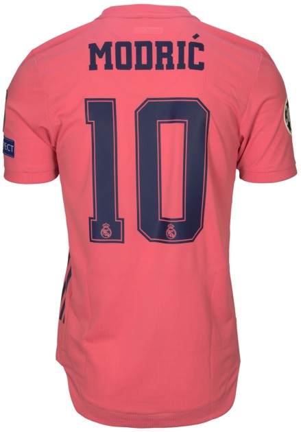 Modric's Real Madrid Match Shirt, UCL 2020/21
