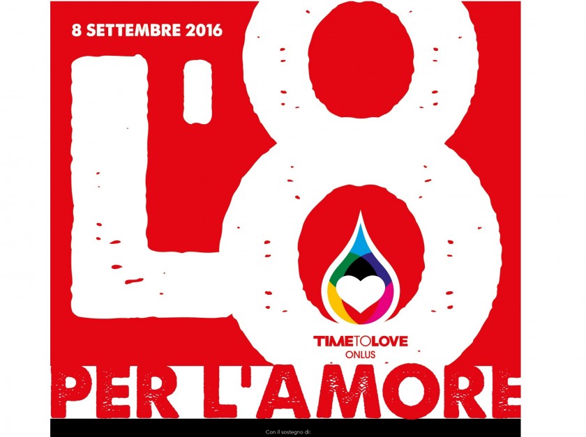 Take part to Time to Love charity event - Brescia, 8th Sept.