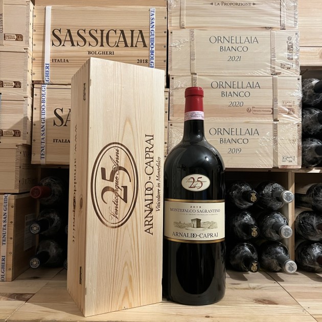 Montefalco Sagrantino DOCG 25 Anni Jeroboam 2019 Arnaldo Caprai in Cassa Legno